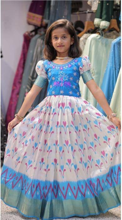 Kids gown silk Kids clothing wholesale in Ahmedabad